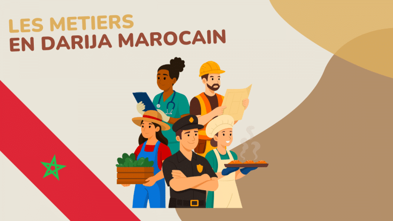 Les métiers en darija marocain